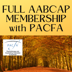 $320 Full AABCAP Membership with PACFA (pro-rata)